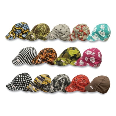 Assorted Prints Deep Round Crown Caps One Size Fits All Reversible 7 Pack Assorted Prints Deep Round Crown Caps One Size Fits All Reversible 7 Pack